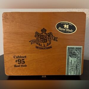 Vintage Cuesta-Rey Cabinet #95 Cedar Cigar Box (Empty)